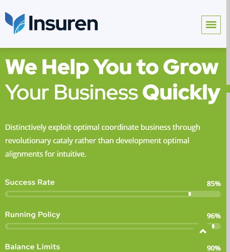 website design for insurance agency