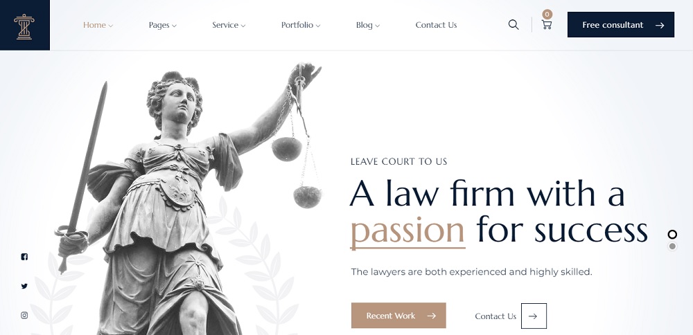 website design for law firm