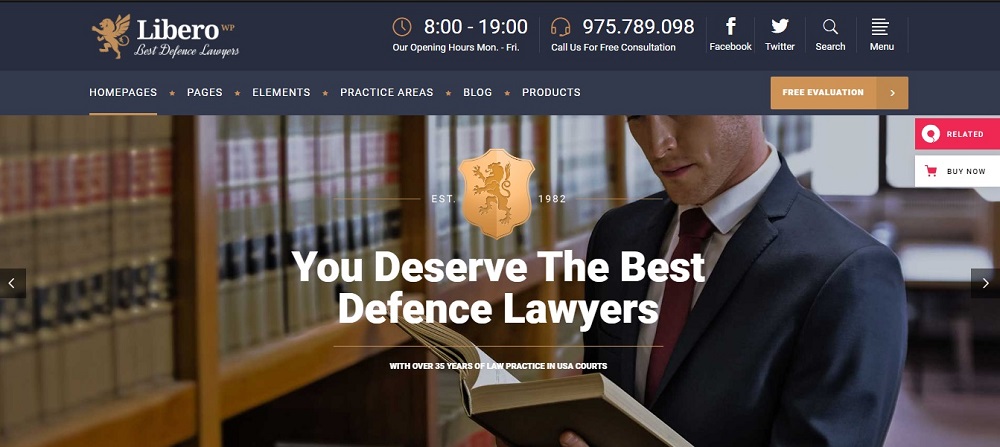 Lawyer Website Design Inspirations