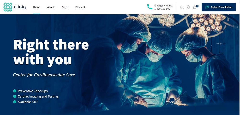 medical website design inspiration