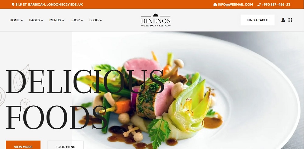 Website Design Ideas For Restaurants