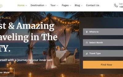 Best 10 Travel Agency Website Design Ideas
