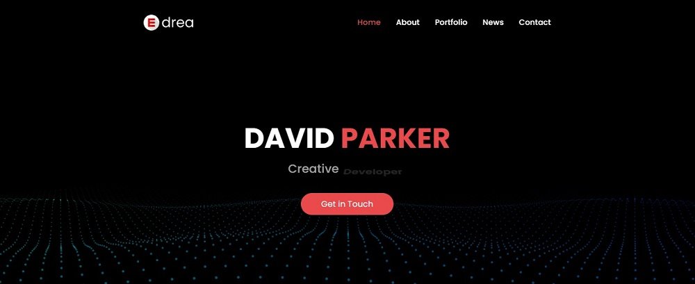 Portfolio Website Design Ideas