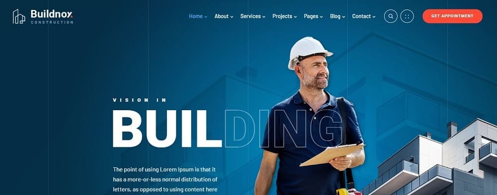 Construction Website Design Ideas