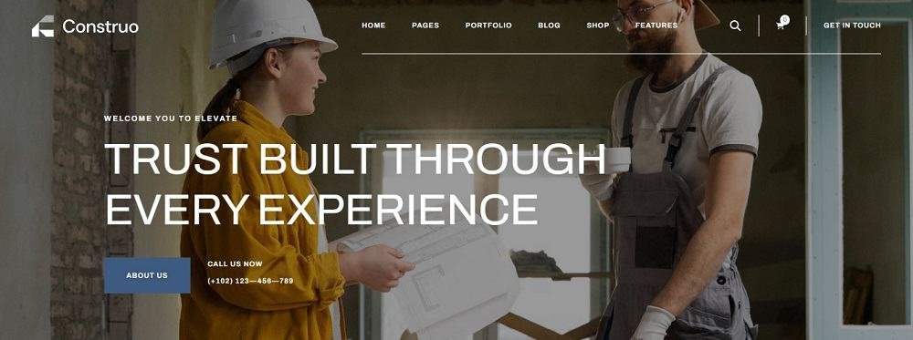 Construction Website Design Ideas