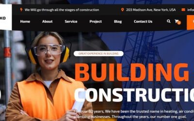 Best 10 Construction Website Design Ideas
