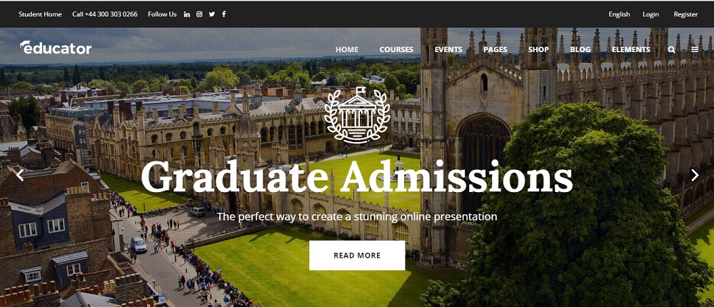 University Website Design Ideas