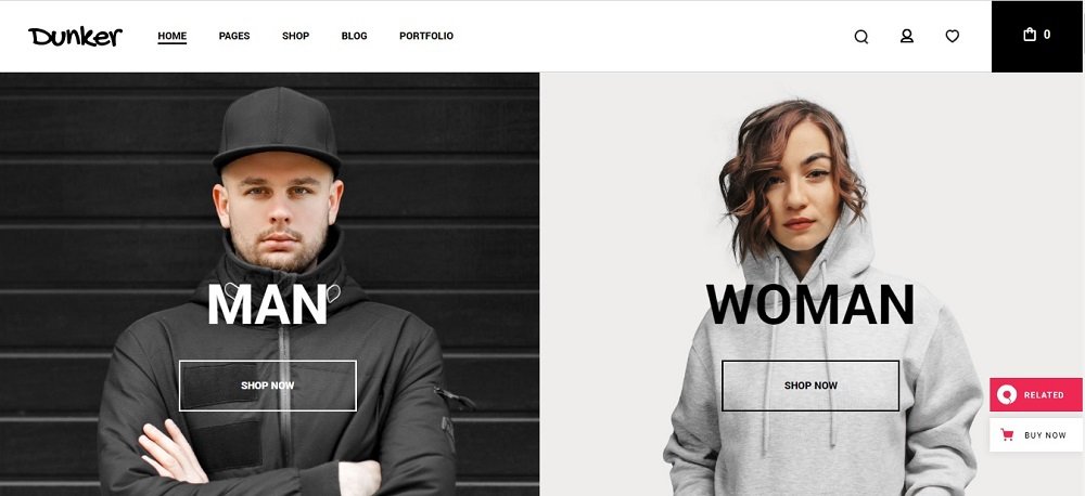 Clothing Website Design Ideas