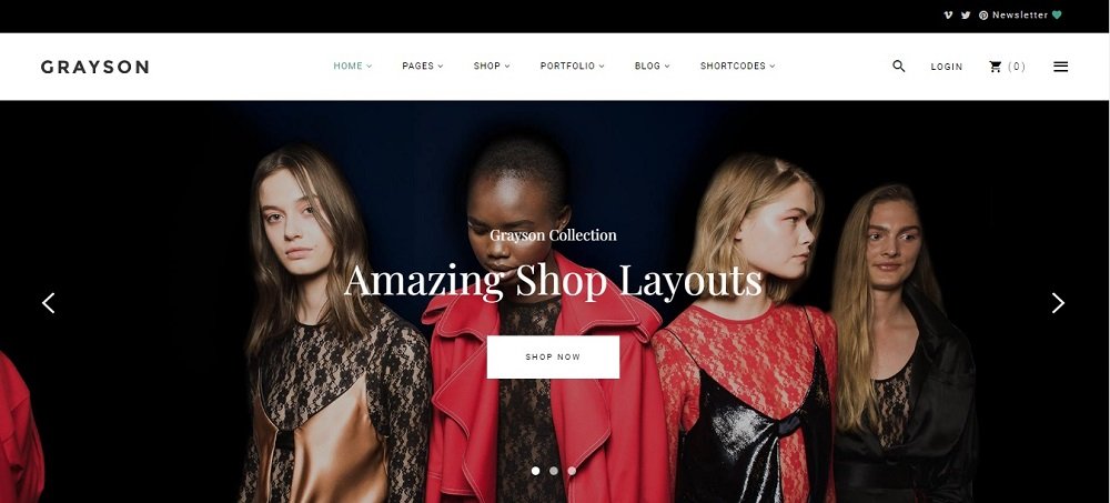 Clothing Website Design Ideas