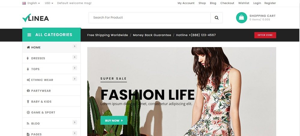 Clothing Website Design Ideas