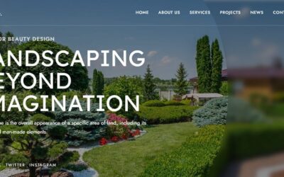 8 Landscape Website Design Ideas