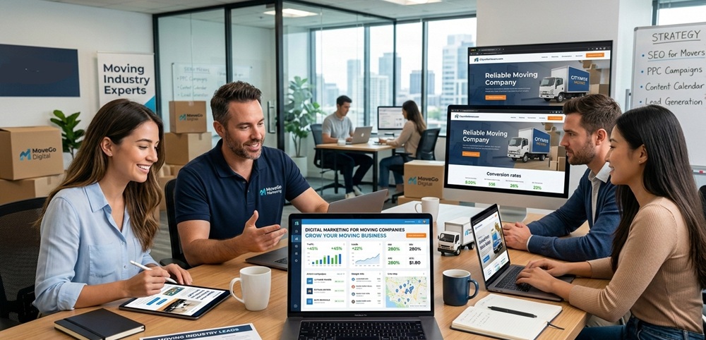 Digital Marketing for Moving Companies