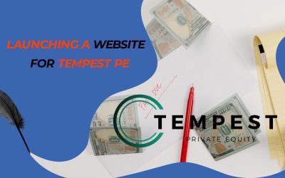 Launching a website for Tempest PE