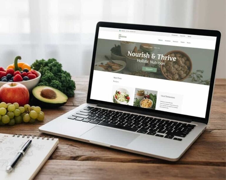 Website Design for Nutritionist