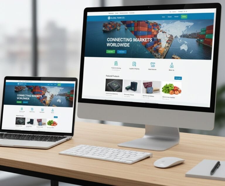 Website Design for Export Business
